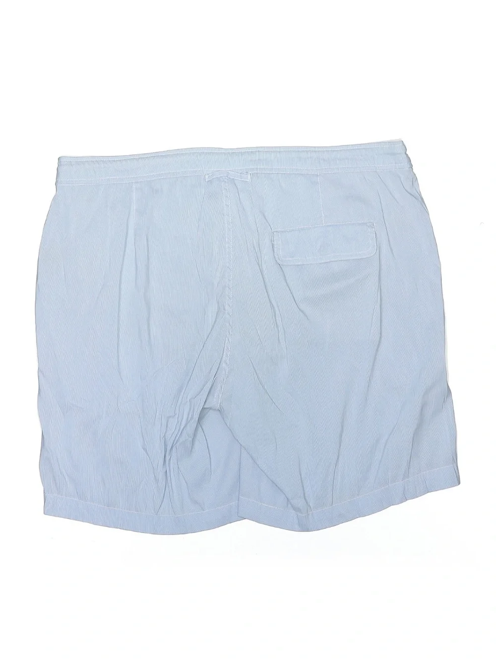 Onia Calder Blue & White Stripe Swim Trunks Size 34 | 7.5” Inseam